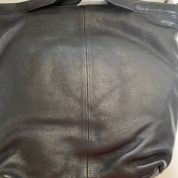 Latico Leathers Black Jagger Studded Crossbody Tote Brand NEW - Picture 6 of 9